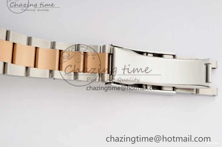 MiroTime 0508 Seasonal DateJust 36mm SS RG DIWF 1:1 Best Edition 904L Steel White Stick Dial on Jubilee Oyster SA 2306
